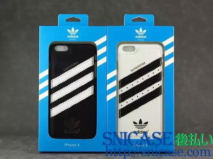 アディダス iphone6 カバー レザー