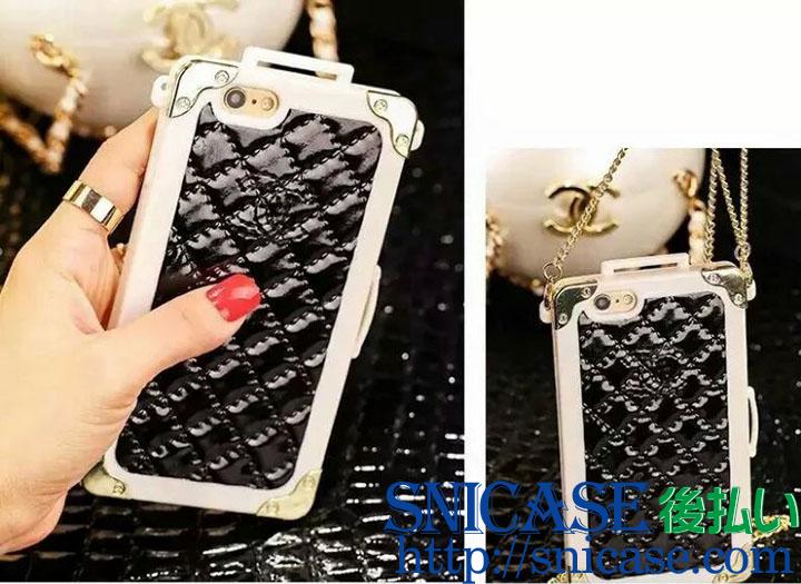 芸能人愛用 iphone6sケース チェーン付き