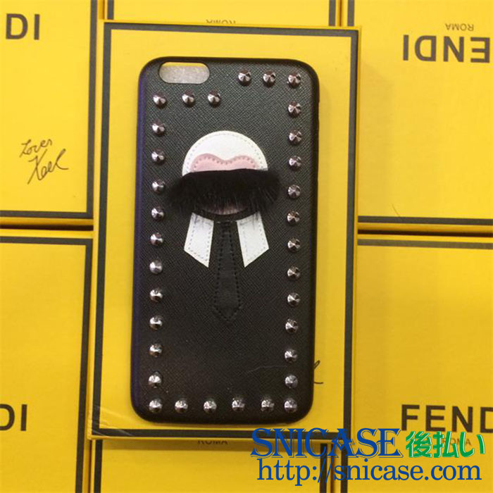 Fendi 携帯ケース リベット付き