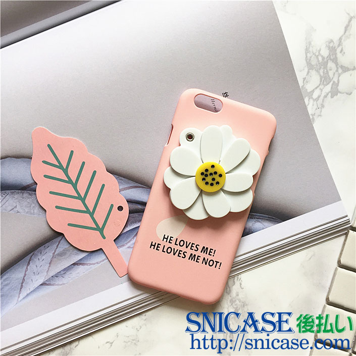 iphone6s ミラー付きケース フラワー