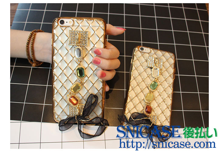 iPhone シャネルケース バンカーリング付き