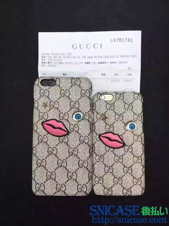 GUCCI iphone7 plus ケース パロディ風