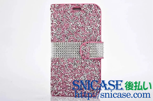 iPhone7ケース マグネット きらきら