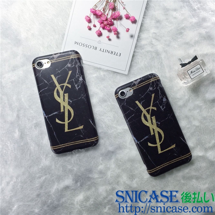 ysl iphone8ケース 天然石風