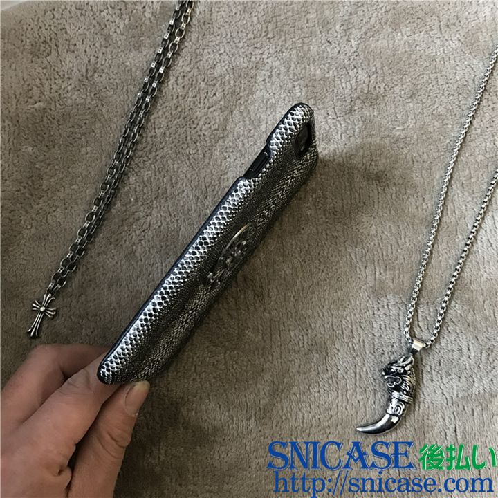chrome hearts iPhone8ケース ロゴ付き