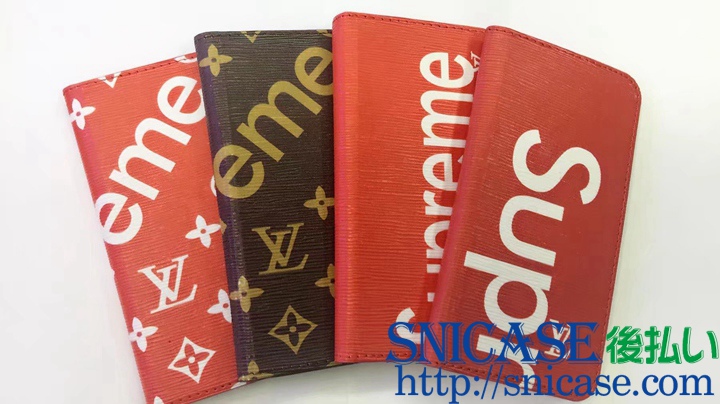 supreme lv iphone8ケース コラボ