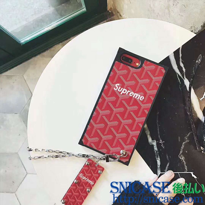 Supreme Goyard iphoneXケース 赤