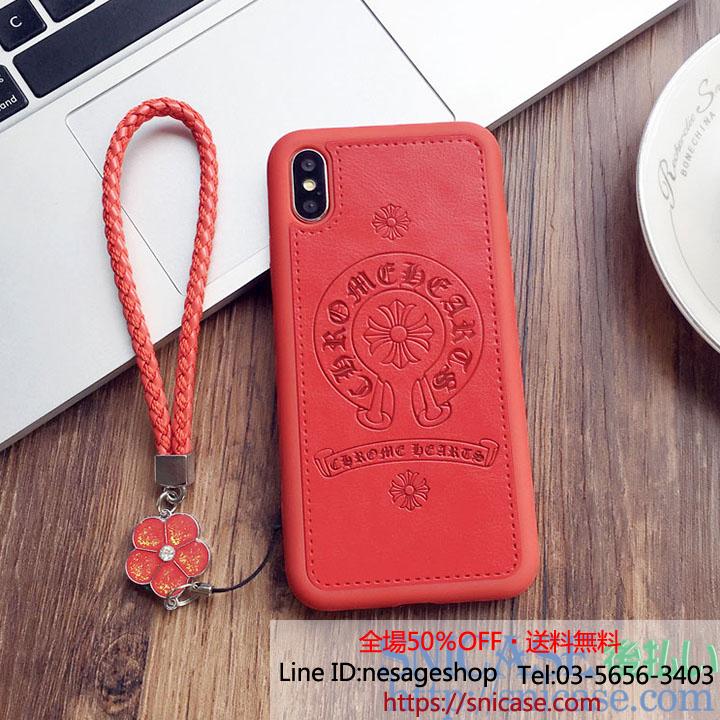 クロムハーツ iPhone8/8plusカバー 個性的