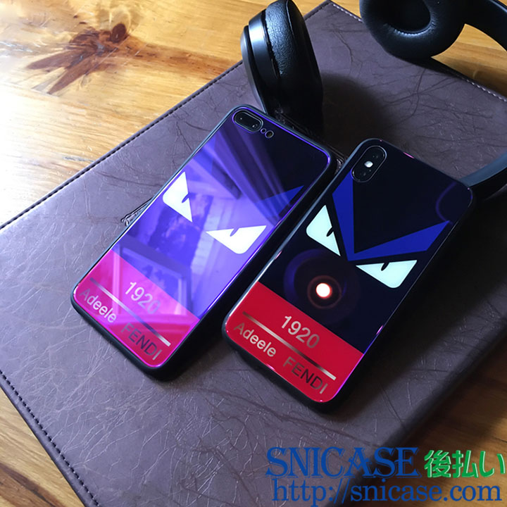FENDI iphone8ケース 鏡面ガラス