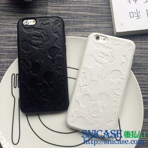 iPhoneケースミッキー ぺあ