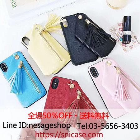 ブランド iphoneXケース 財布付き