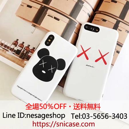 カウズ iphone xケース カップル