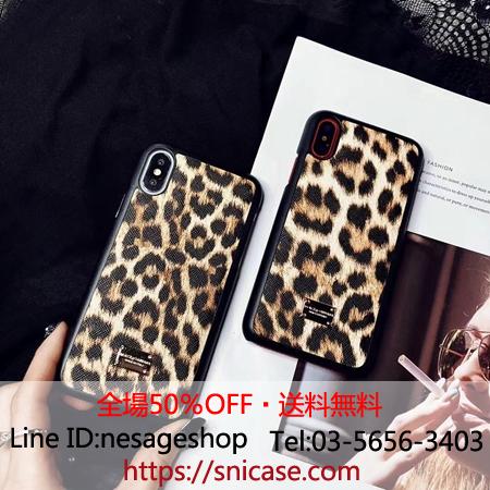 Dolce&Gabbana iphoneXSケース ヒョウ柄