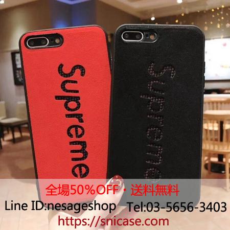 シュプリーム iPhone XSケース レザー