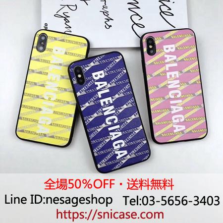 バレンシアガ アイフォン xsケース 縞