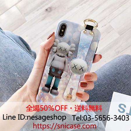 カウズ iphoneXS/Xケース ベルト付き