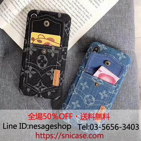 ルイビトン iphoneXs/Xケース 小銭入れ