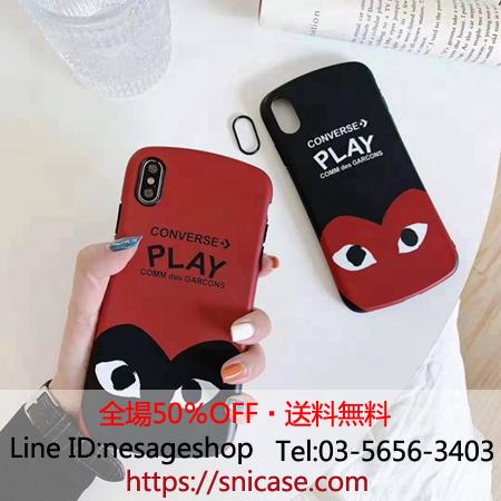 コムデギャルソン プレイ iPhone XSハートケース