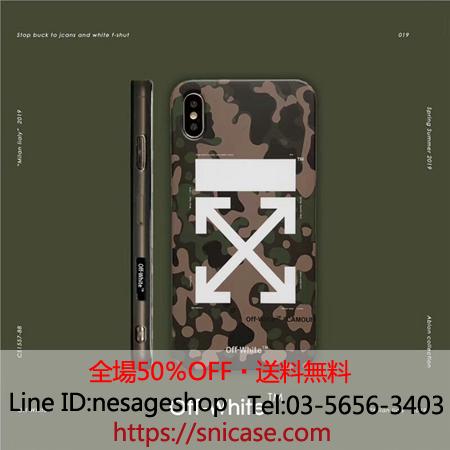 Off-White iPhone11/XS ケース 迷彩柄