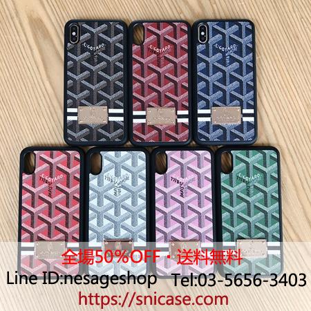 Goyard メタルロゴ付きスマホケース