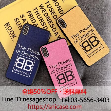 Balenciaga ブランド英字 プリントケース