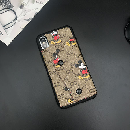 GUCCI iphone11pro ミッキー柄ケース 手帳型