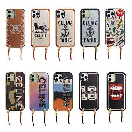 Celine iphone12プロマックス ケース 首掛け