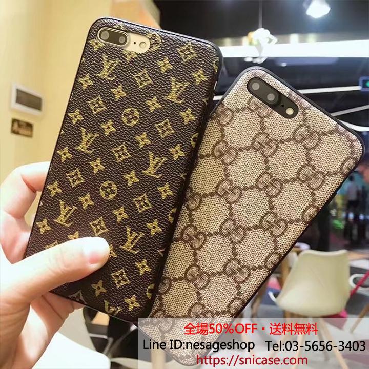 グッチ iPhone Xレザーケース