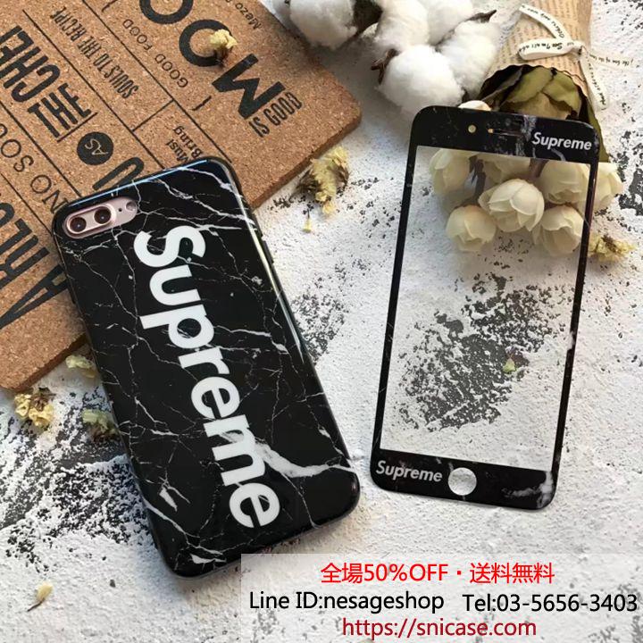 Supreme iPhonexケース 大理石柄