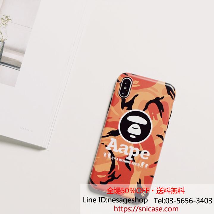 iphoneXケース aape 衝撃