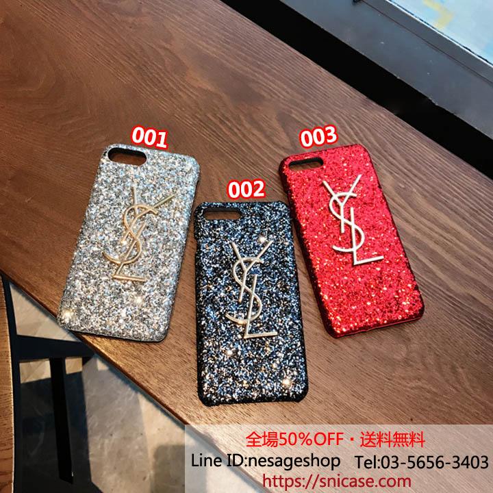 キラキラ iPhoneXケース YSL