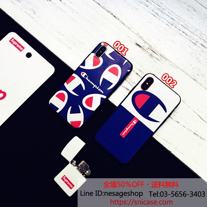 チャンピオン iPhoneXケース ブランド 個性的