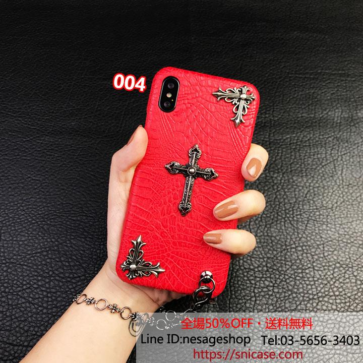 クロムハーツ iPhone8 8plusケース 個性