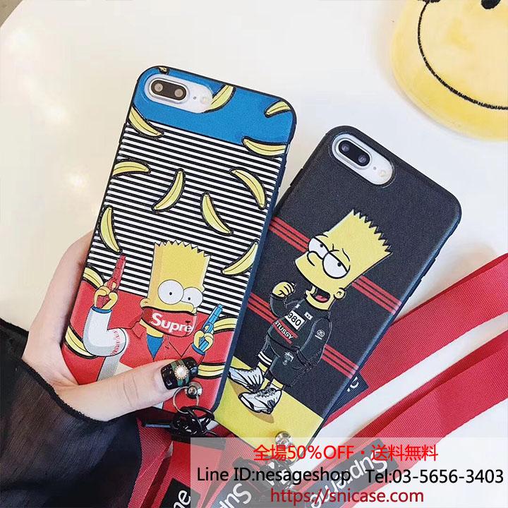 シンプソンズ iPhoneXケース かわいい