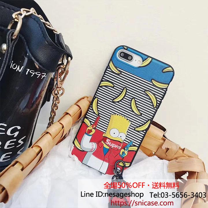 アイフォン8 supremeケース シンプソンズ