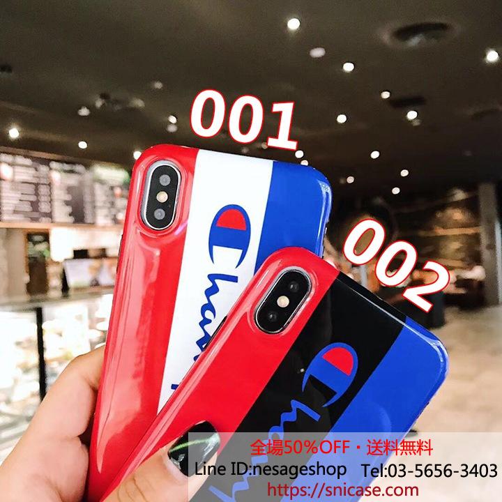 カップル iphoneX カバー Champion