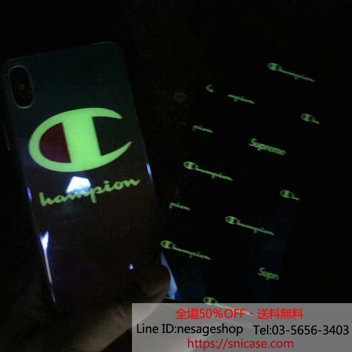 Champion iphone8/8plusケース 夜光デザイン