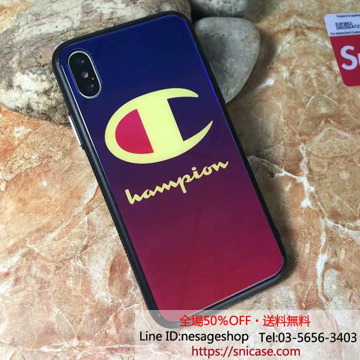 オシャレ iphonexカバー Champion