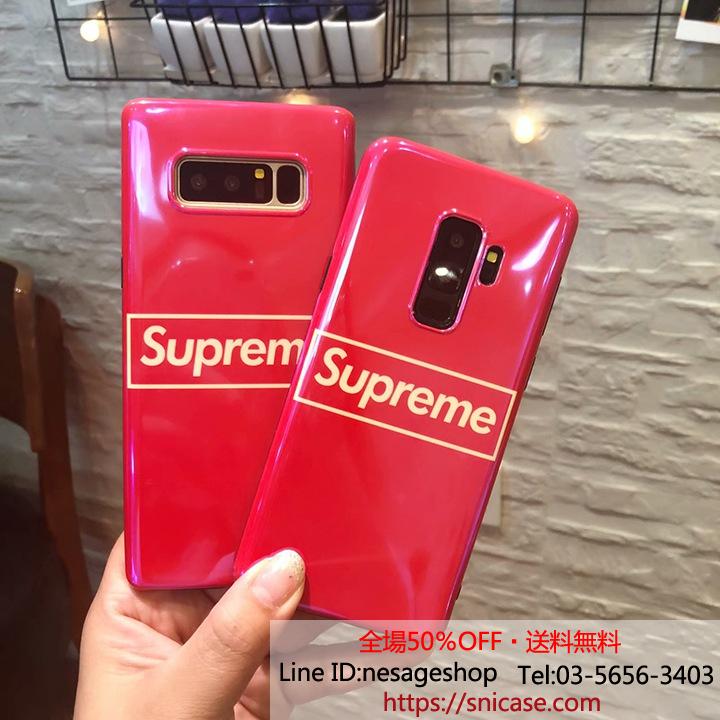 Galaxy s9plusケース supreme 個性的