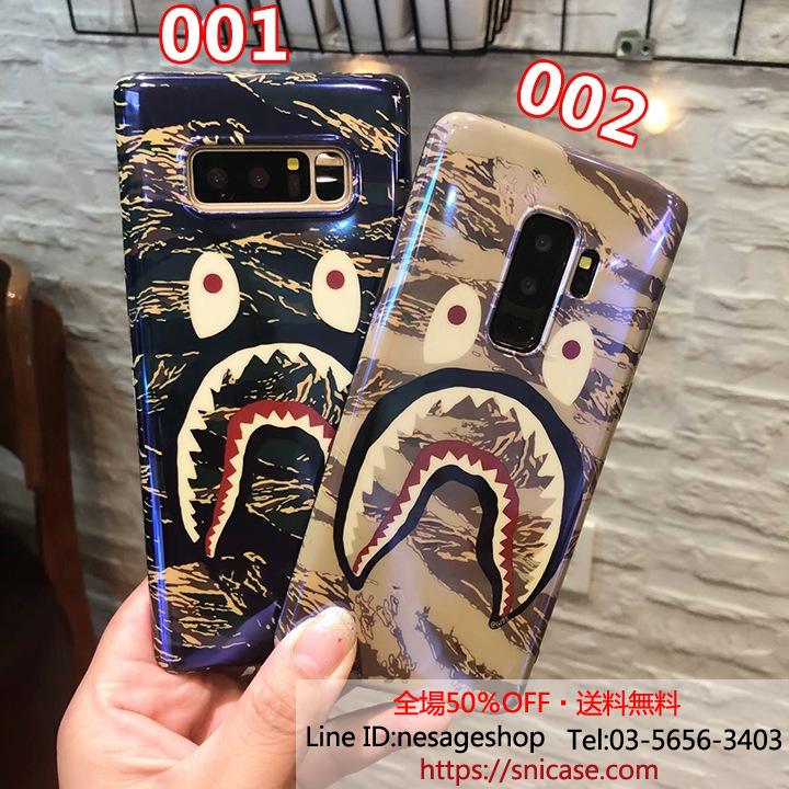 GalaxyS9 Plus カバー BAPE 個性的