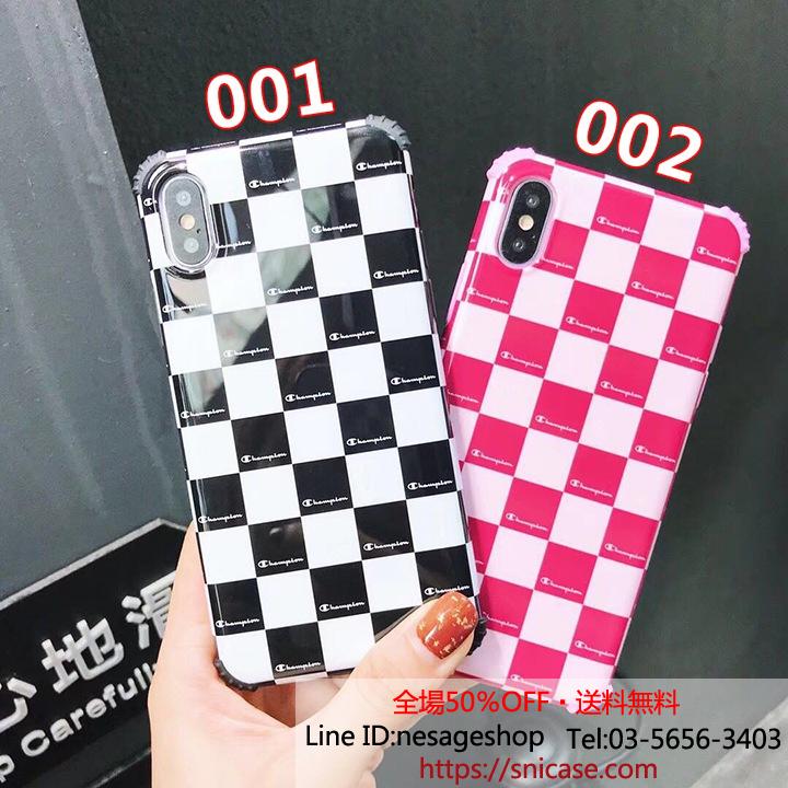 チャンピオン iphone xsケース オシャレ