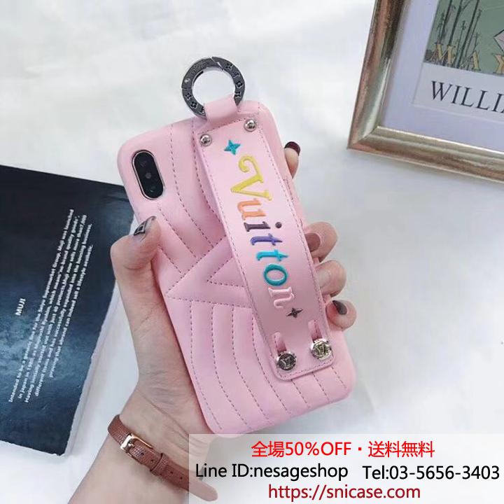 ベルト付き iphone8plusカバー lv