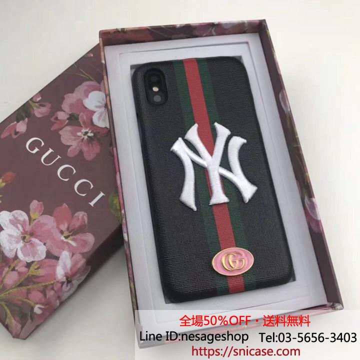 NY&GUCCI iPhone8Plusケース