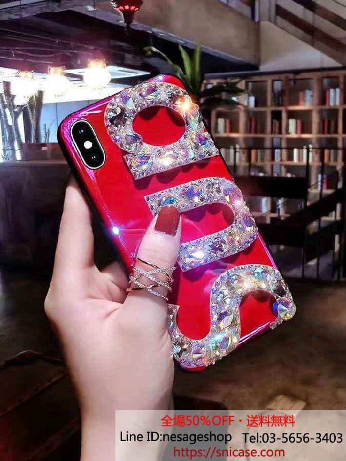 iPhonexs デコケース シュプリーム