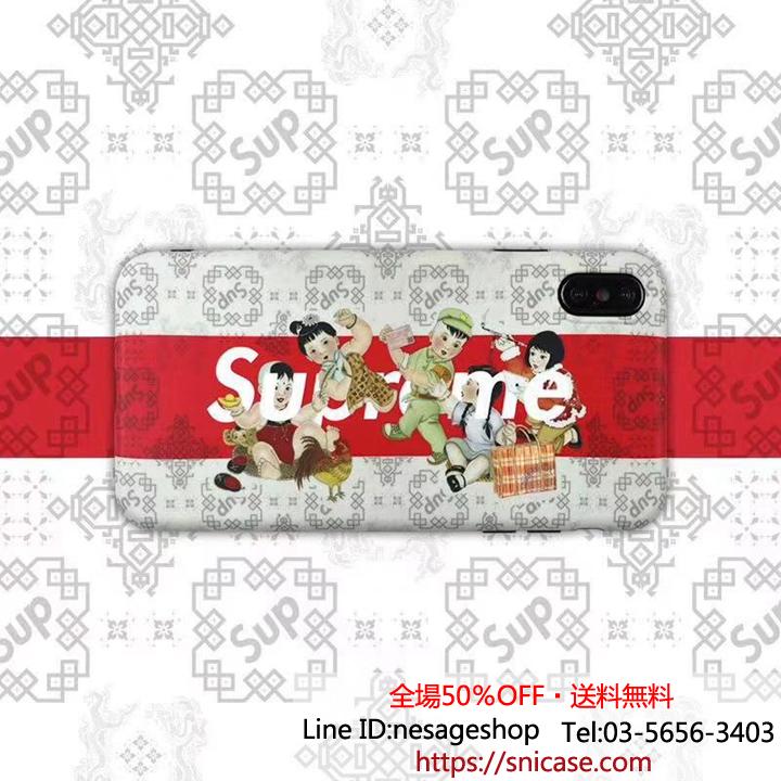 Supreme iphone xsケース パロディ