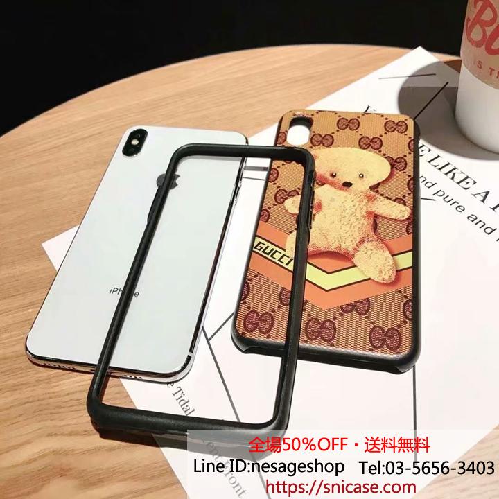 グッチ iphonexs クマケース