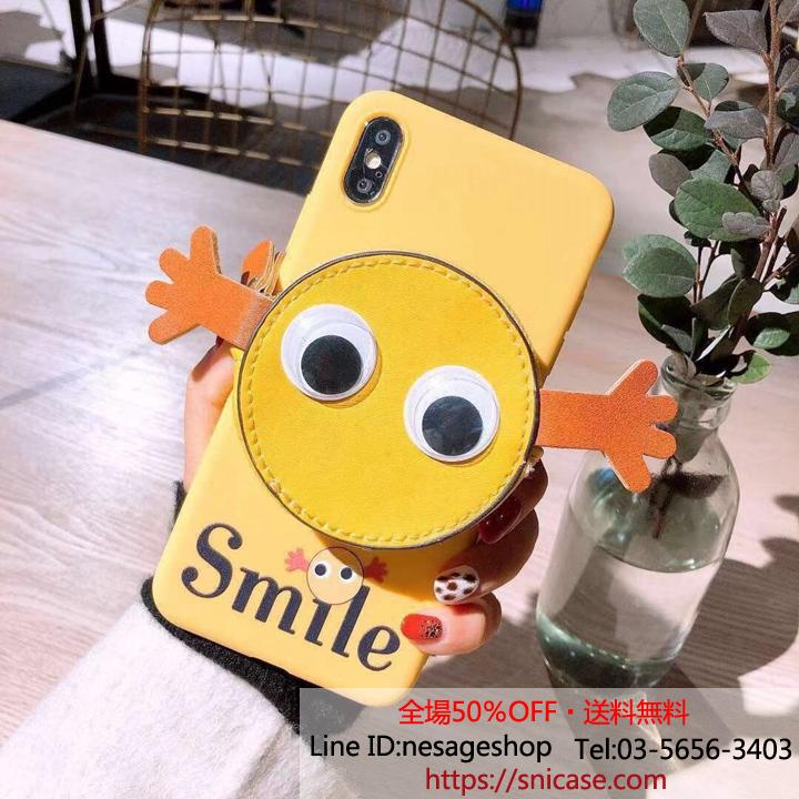 Smile アイフォーンXS カバー 小銭入れ