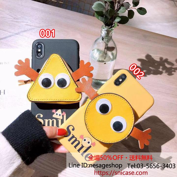 かわいい iphoneXR/X ケース スマイル