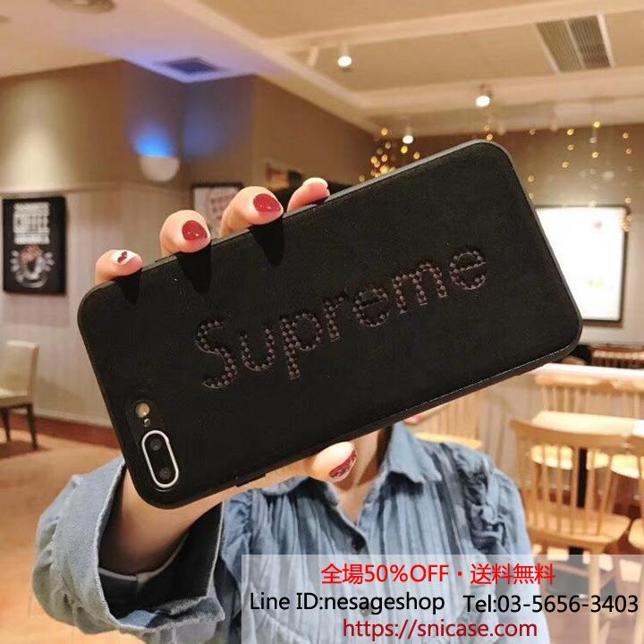 シンプル風 iPhoneXR ケース Supreme