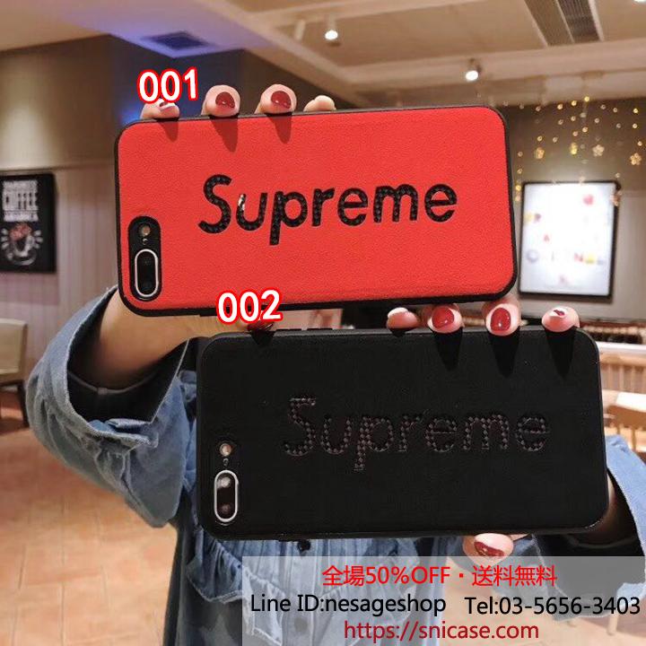 iPhone XS Maxレザーケース SUPREME